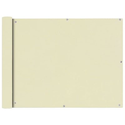 Vidaxl balkonscherm oxfordtextiel 90x600 cm crème