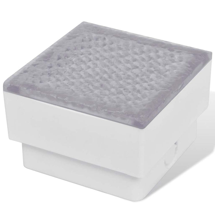Vidaxl grondspots 6 st led 100x100x68 mm