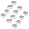 Vidaxl grondspots 12 st led 100x100x68 mm
