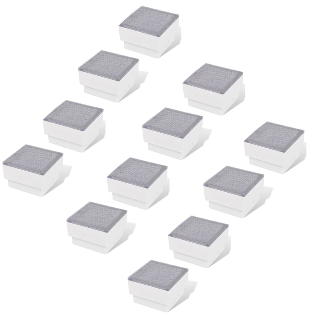 Vidaxl grondspots 12 st led 100x100x68 mm