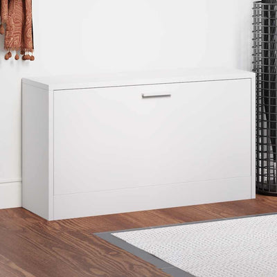 Vidaxl schoenen opbergkast 80x24x45 cm wit