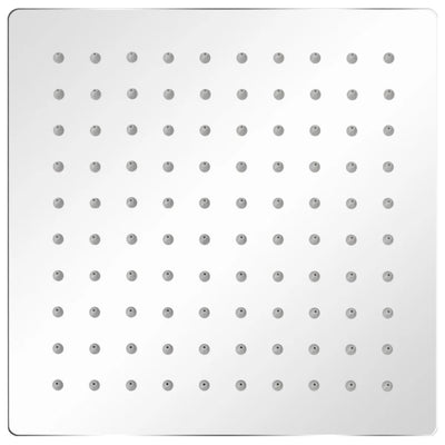 Vidaxl regendouchekop roestvrij staal 20x20 cm vierkant
