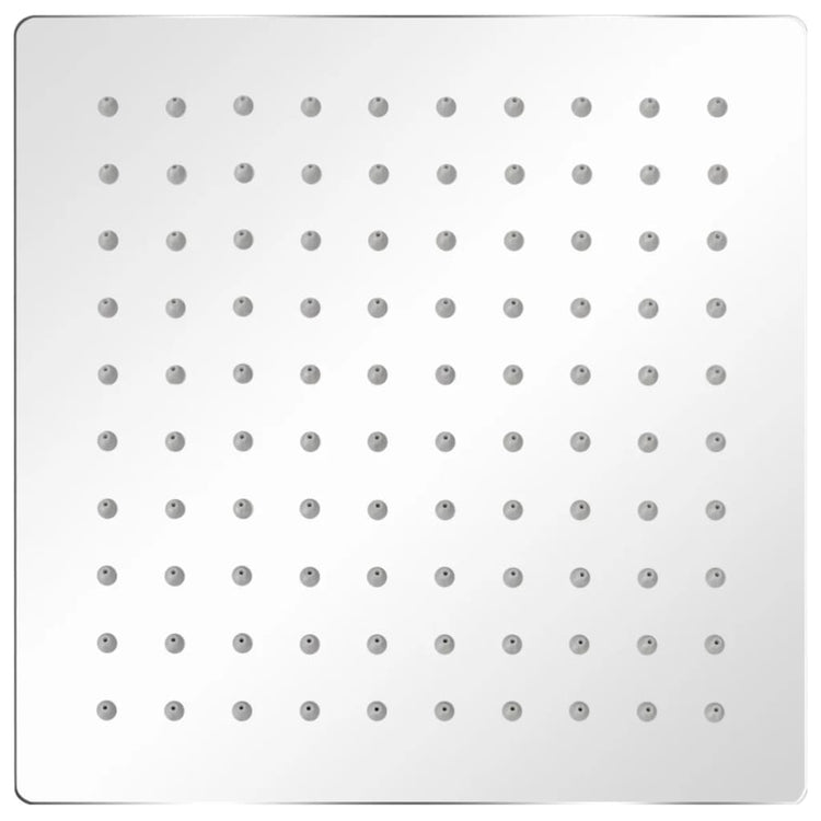Vidaxl regendouchekop roestvrij staal 20x20 cm vierkant