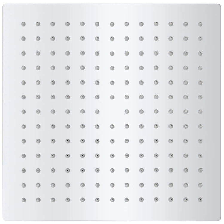 Vidaxl regendouchekop vierkant 25x25 cm roestvrij staal