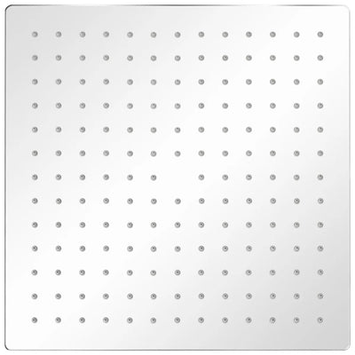 Vidaxl regendouchekop vierkant 30x30 cm roestvrij staal