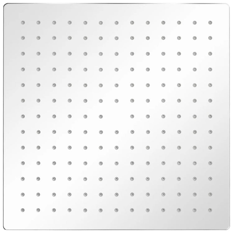 Vidaxl regendouchekop vierkant 30x30 cm roestvrij staal
