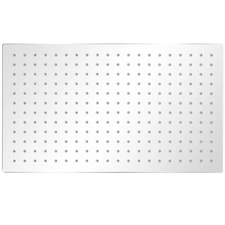VidaXL Regendouchekop rechthoekig 30x50 cm roestvrij staal
