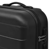 Vidaxl 3-delige kofferset hard 45,5 55 66 cm zwart - afbeelding 3