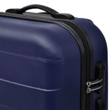 Vidaxl 3-delige kofferset hard 45,5 55 66 cm blauw - afbeelding 3