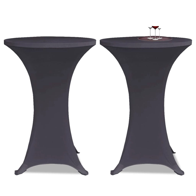 Vidaxl tafelhoes stretch 2 stuks 70 cm antraciet
