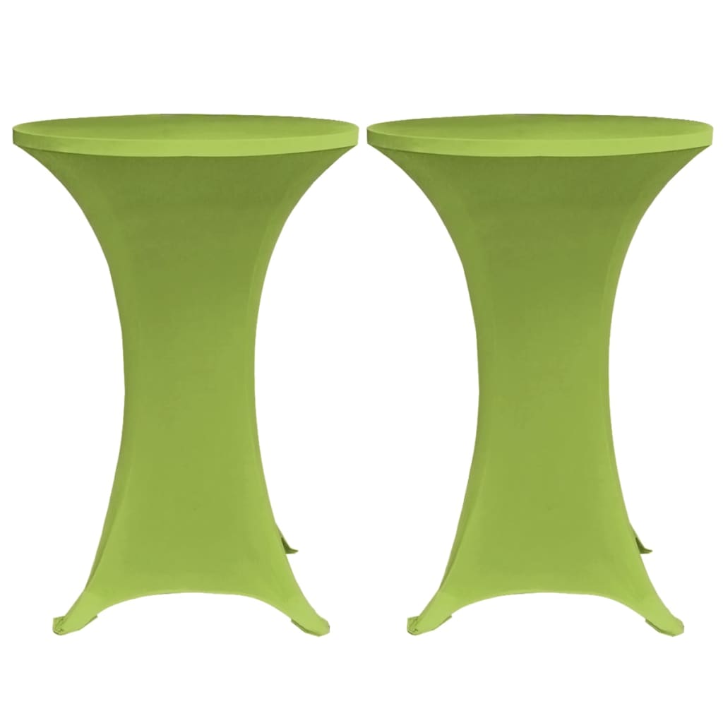 VidaXL Tafelhoes stretch 2 stuks 60 cm groen