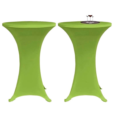 VidaXL Tafelhoes stretch 2 stuks 70 cm groen