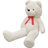 Vidaxl teddybeer 170 cm pluche wit - afbeelding 1