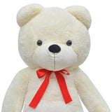 Vidaxl teddybeer 170 cm pluche wit - afbeelding 3