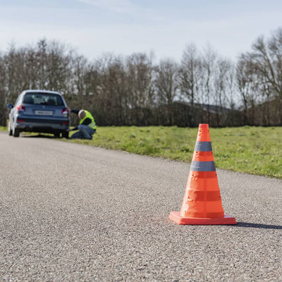 ProPlus Veiligheidspylon met LED's inklapbaar