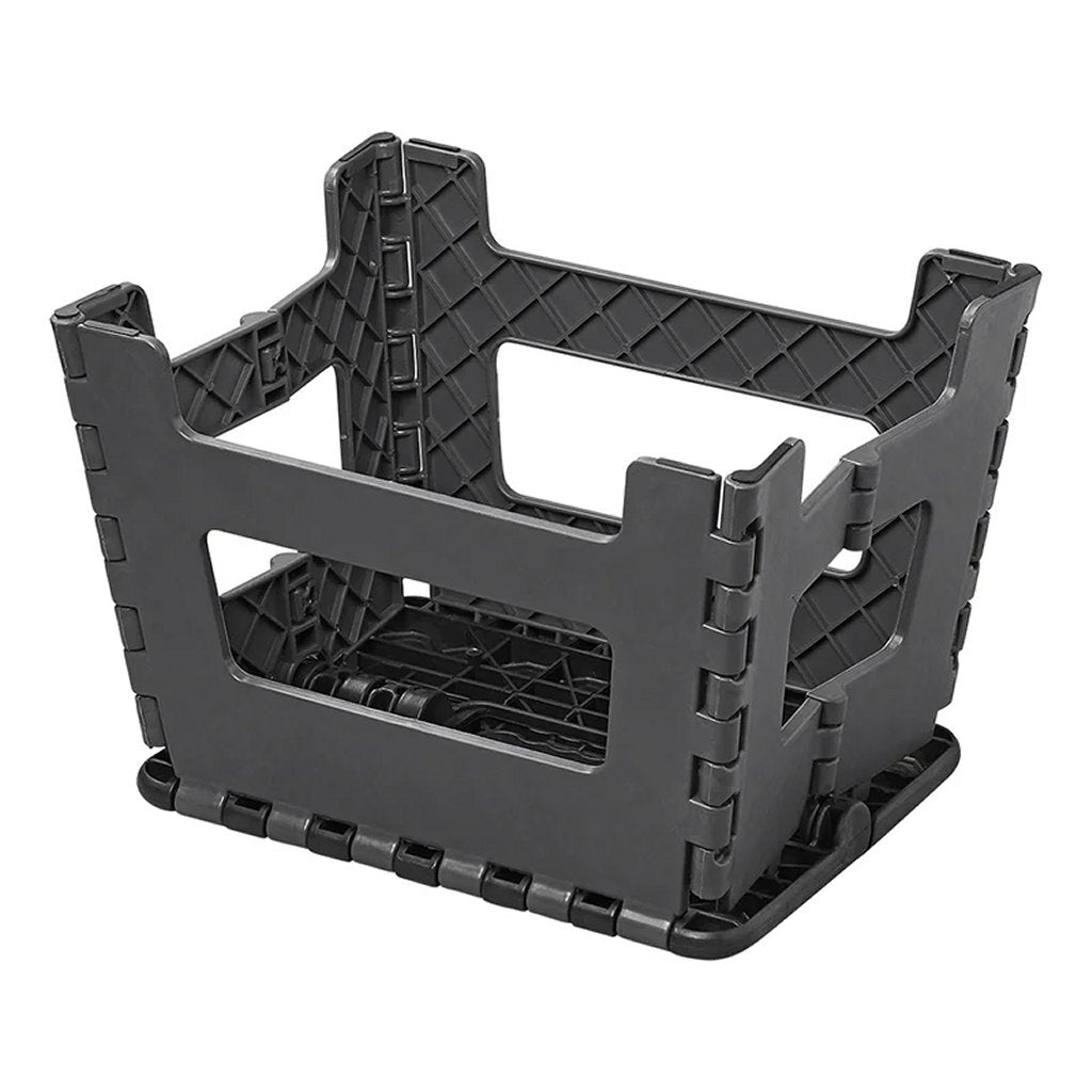Proplus opvouwbaar opstapje met anti-slip 29x21.5x22 cm zwart