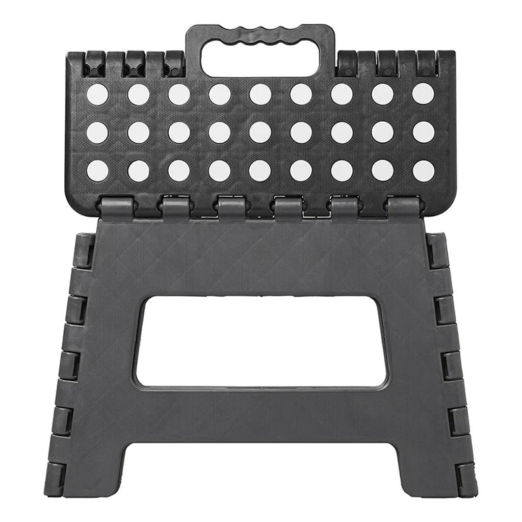 Proplus opvouwbaar opstapje met anti-slip 29x21.5x22 cm zwart