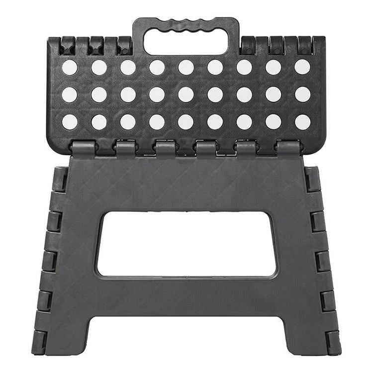 Proplus opvouwbaar opstapje met anti-slip 29x21.5x22 cm zwart