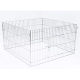 @pet huisdierenren voor buiten complete 116x116x65 cm metaal - afbeelding 2