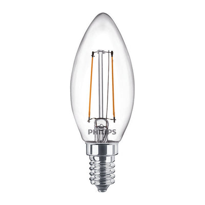 Philips led classic kaarslamp 25w b35 e14 warm wit