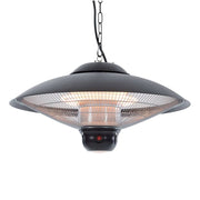 Sunred hangende verwarmer sirius 2100 w halogeen zwart ce09b - afbeelding 1