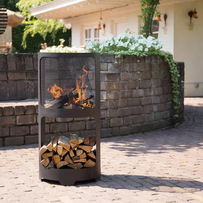 Redfire vuurplaats buffalo 44x90cm staal matzwart