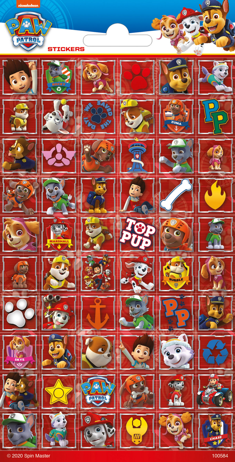 Totum stickervel paw patrol