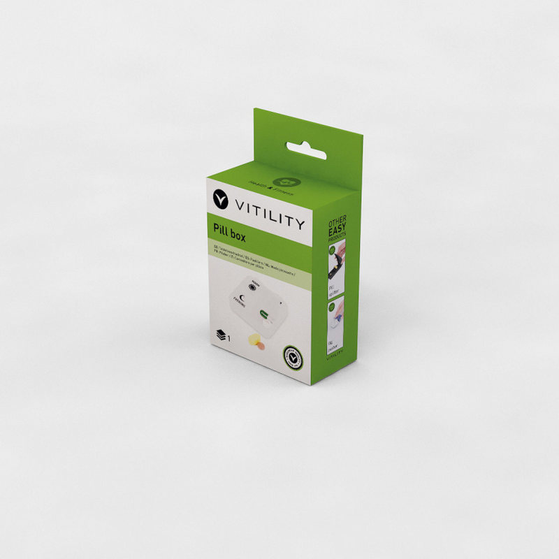 Vitility medicijncassette 6 x 6 x 1,5 cm