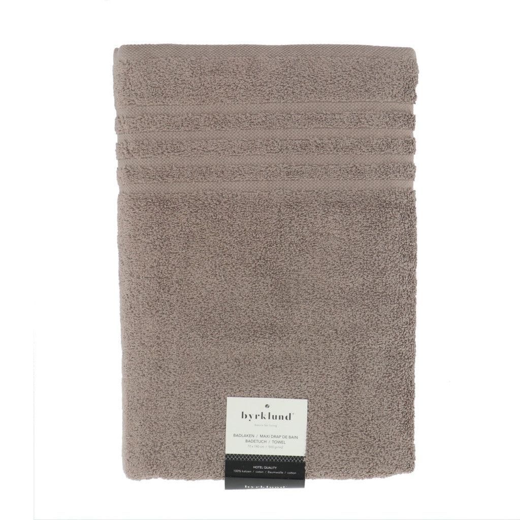 Basic Byrklund Badhanddoek 70x140 cm Taupe