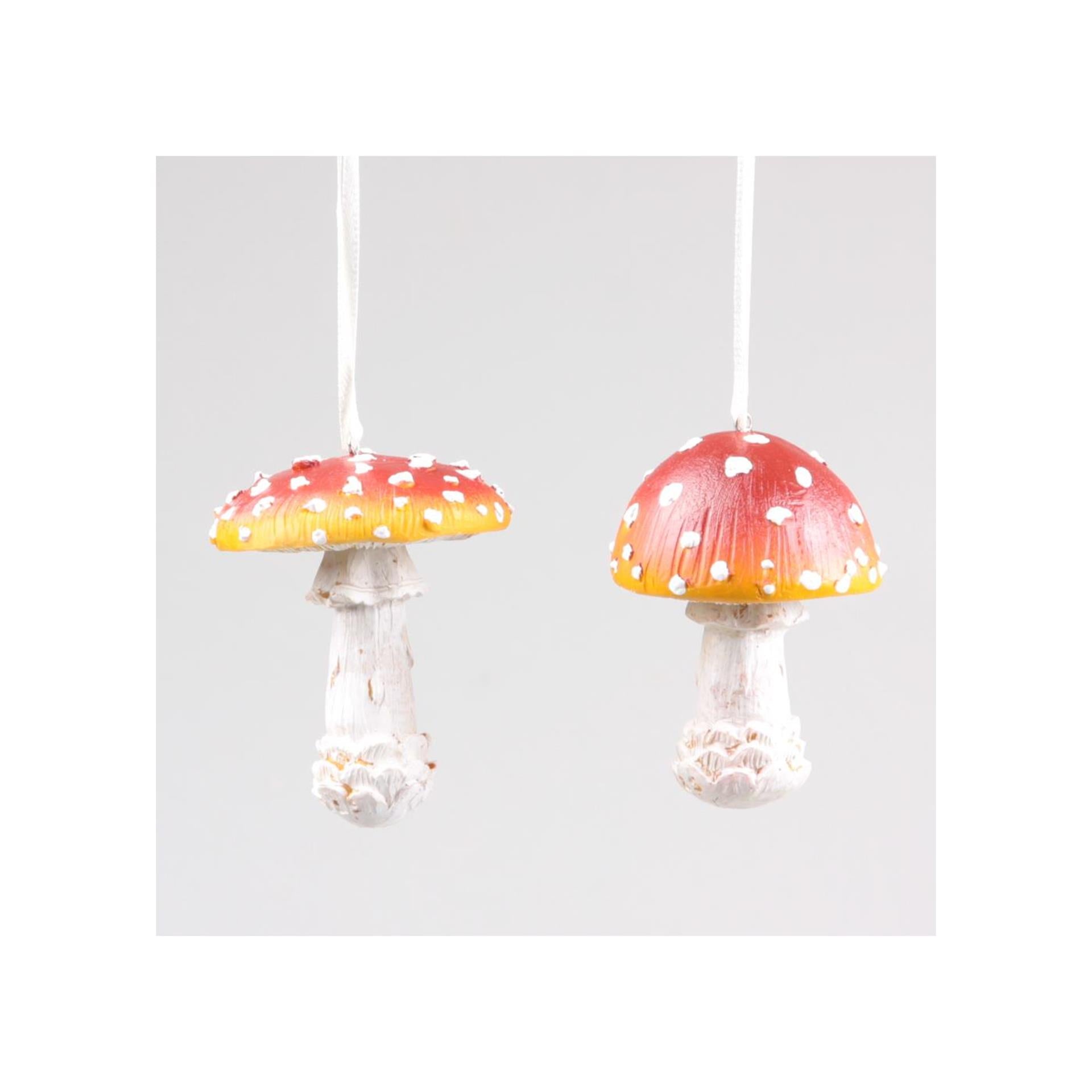 Farmwood animals paddenstoel hangend set a 2 stuks 6x6x9cm