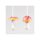 Farmwood animals paddenstoel hangend set a 2 stuks 6x6x9cm