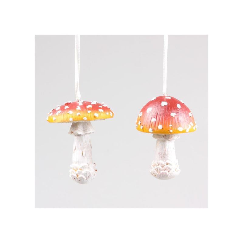 Farmwood animals paddenstoel hangend set a 2st 6x6x9cm