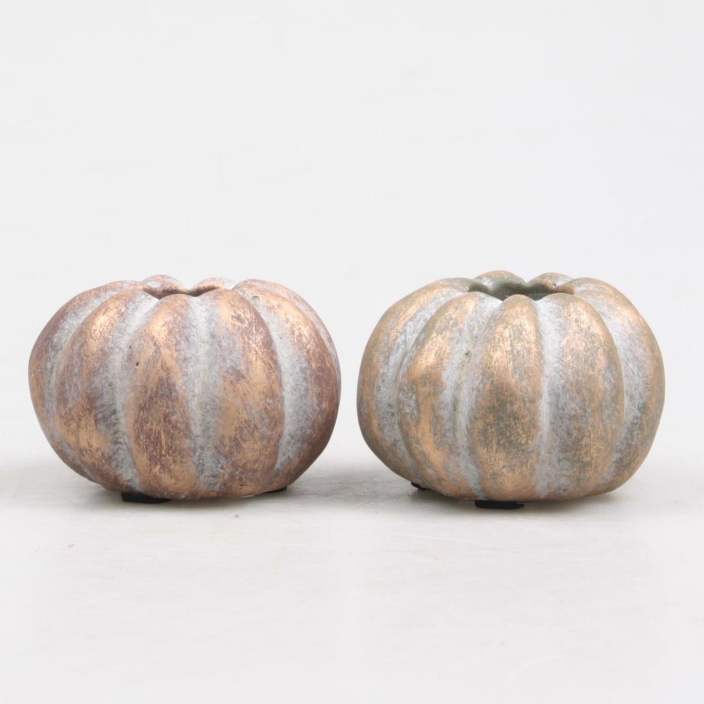 Season inspired decoration kaarsenstandaard pompoen 7,5x7,5x5cm