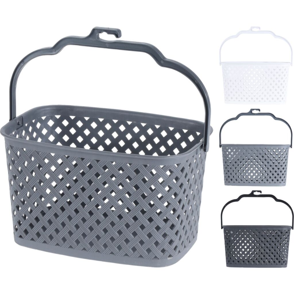 Diversen wasknijpermand 3l 22.5x15x14cm verschillende kleuren