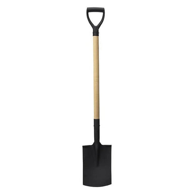 Pro garden schep met houten steel 115 cm zwart hout