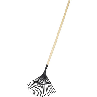 Pro garden bladhark 150 cm hout metaal zwart
