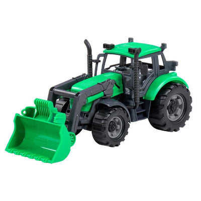 Cavallino Toys Farmer Frictietractor + Lader Groen Zwart