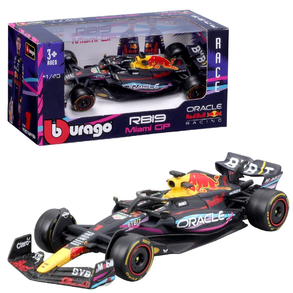 Bburago bburago red bull rb19 miami 1:43