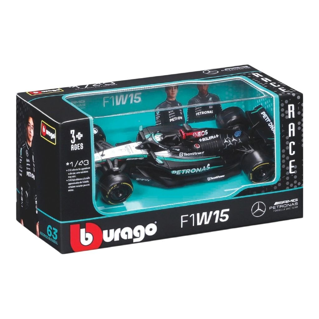 Bburago mercedes f1w15 russel 1:43