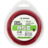 Benson trimdraad 2 mm 15 m rood - afbeelding 1