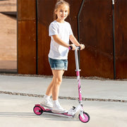 XQ Max XQ Max Step inklapbaar met voetrem roze en wit - afbeelding 1