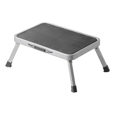 Proplus opstapje inklapbaar 38x26x17.5 cm voor caravan camper grijs zwart