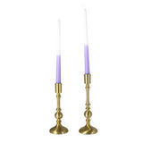 Overige merken dip dye kaars wax lila 30,5x2,2 cm 4 stuks - afbeelding 3
