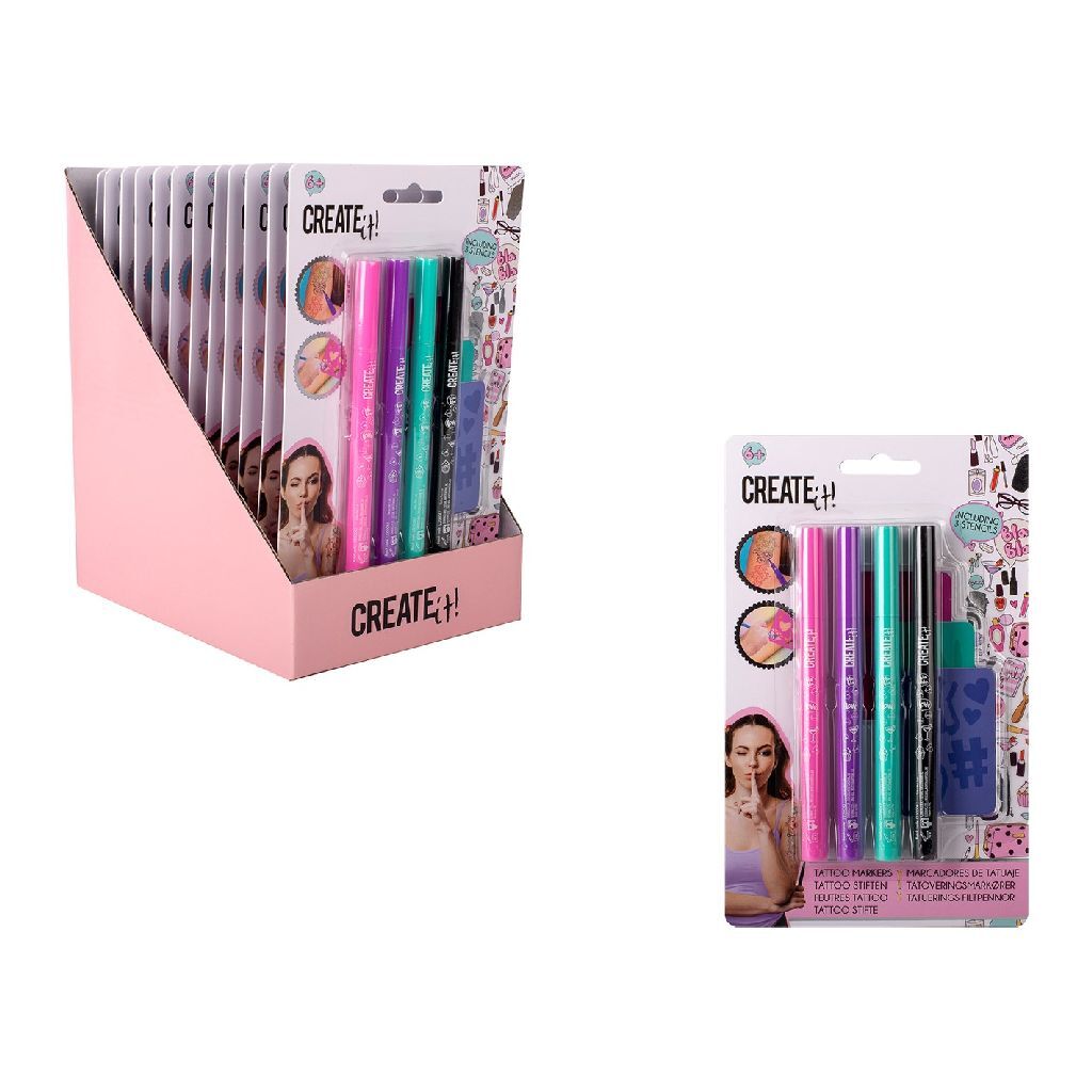 Create it tattoo pennen set