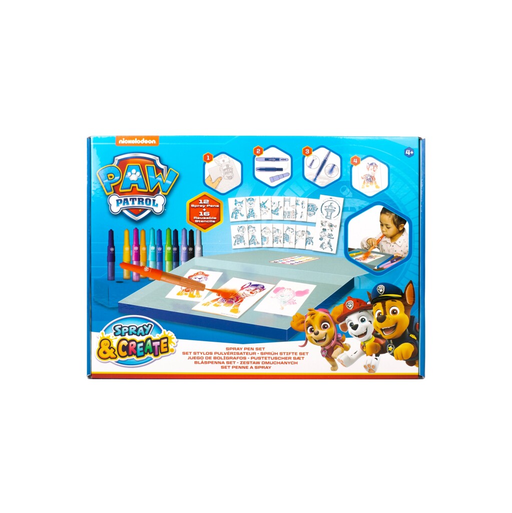 Canenco paw patrol spray and create spray pen set deluxe