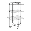 Tomado-metaltex dijon onyx droogtoren 33 m drooglengte zwart