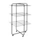 Tomado-metaltex dijon onyx droogtoren 33 m drooglengte zwart