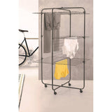 Tomado-metaltex dijon onyx droogtoren 33 m drooglengte zwart - afbeelding 2