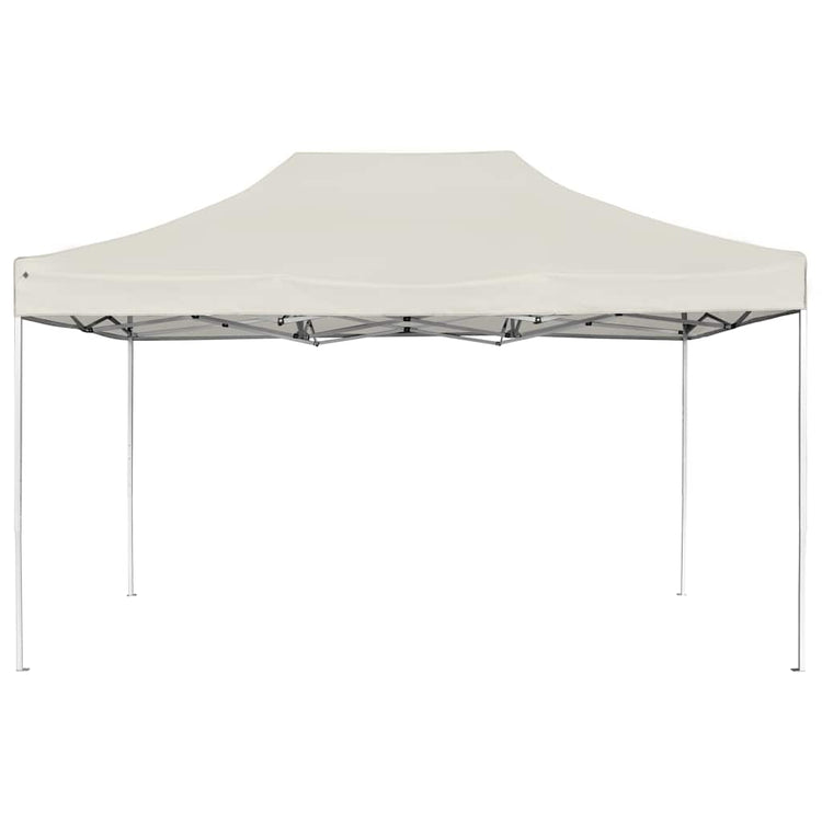 Vidaxl partytent professioneel inklapbaar 4,5x3 m aluminium crème