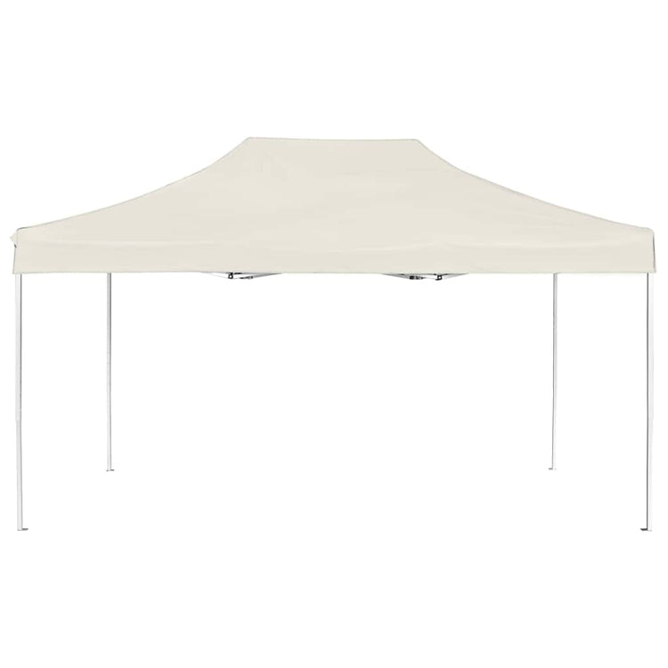 Vidaxl partytent professioneel inklapbaar 4,5x3 m aluminium crème